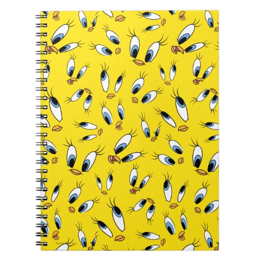 TWEETY™ Gesichtsmuster Notizblock (Vorderseite)