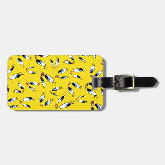 TWEETY™-Gesichtspatch Gepäckanhänger (Vorderseite horizontal)