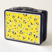 TWEETY™-Gesichtspattern Metall Brotdose (Vorderseite)
