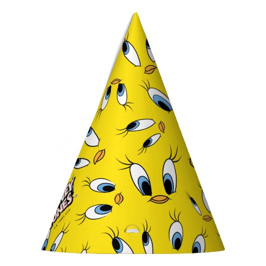 TWEETY™-Gesichtspattern Partyhütchen (Links)