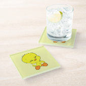 Tweety Glasuntersetzer (Schrägansicht)