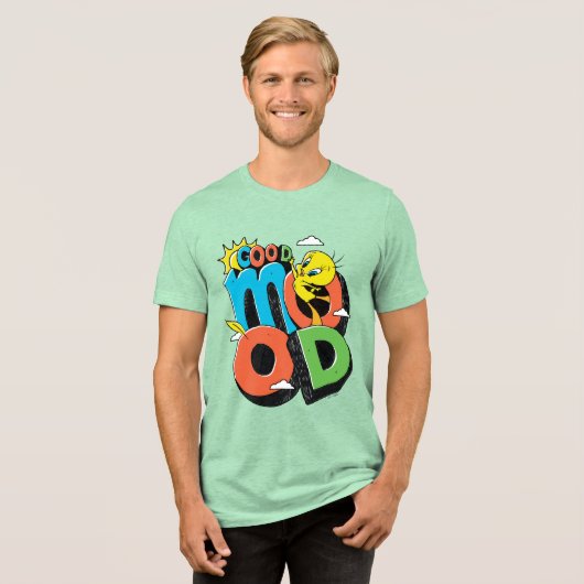 TWEETY™ Good Mood Tri-Blend Shirt (Vorderseite voll)
