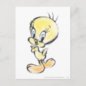 TWEETY™ - Hand Fertig Postkarte (Vorderseite)