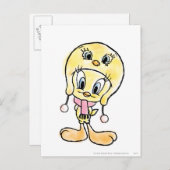 TWEETY™ Hat Postkarte (Vorne/Hinten)