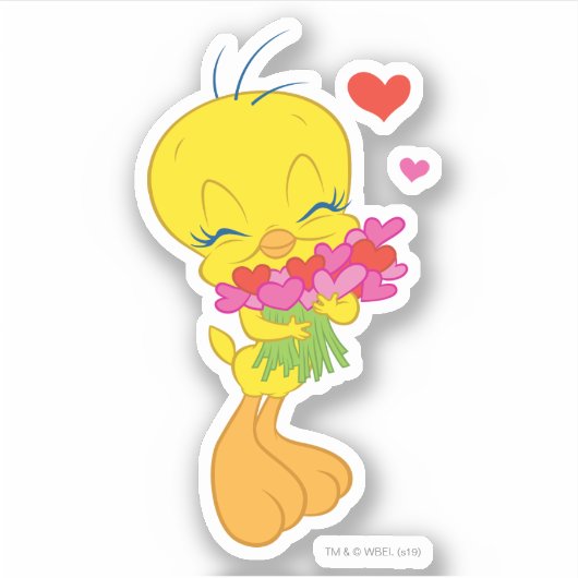 TWEETY™ Hearts Aufkleber (Vorderseite)