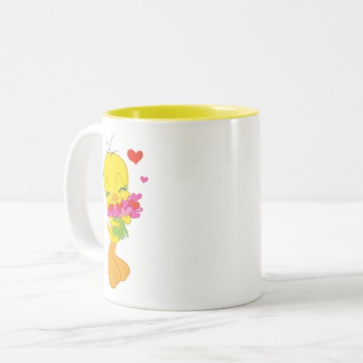 TWEETY™ Hearts Zweifarbige Tasse (Vorderseite Links)