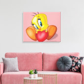 TWEETY™ Holding Heart Leinwanddruck (Insitu (Wohnzimmer))