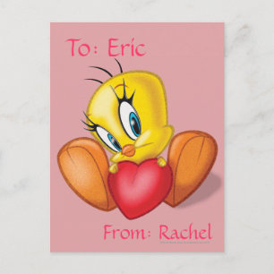 TWEETY™ Holding Heart Postkarte