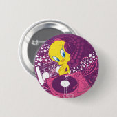 TWEETY™ "Hören Sie den Beat" Button (Vorne & Hinten)