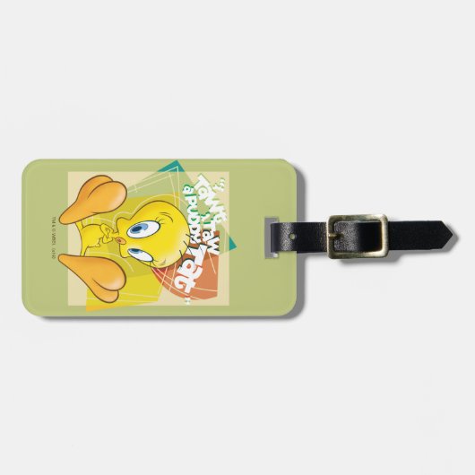 TWEETY™ "Ich nehme an, dass ich eine Puddy-Tat neh Gepäckanhänger (Vorderseite horizontal)