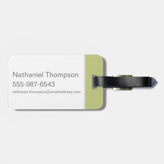 TWEETY™ "Ich nehme an, dass ich eine Puddy-Tat neh Gepäckanhänger (Rückseite horizontal)