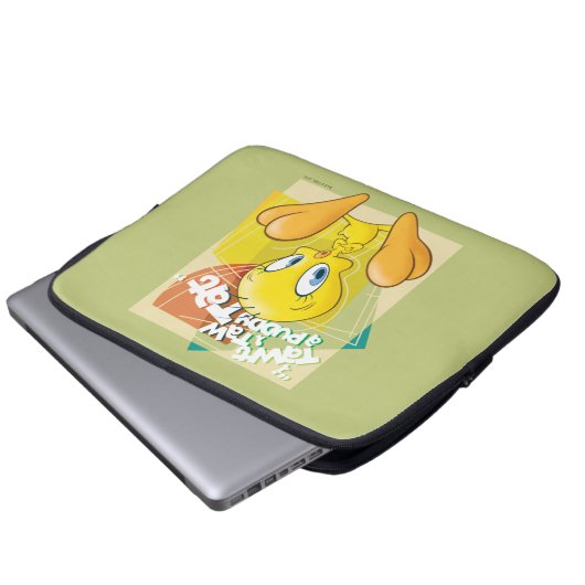 TWEETY™ "Ich nehme an, dass ich eine Puddy-Tat neh Laptopschutzhülle (Vorne Knopf)