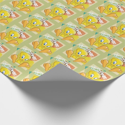 TWEETY™ "ich Tawt I Taw eine Puddy Außentemperatur Geschenkpapier (Ecke)