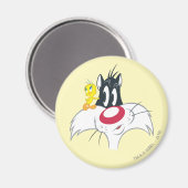Tweety in Action Pose 12 Magnet (Vorderseite/Rückseite)