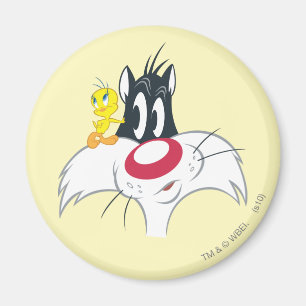 Tweety in Action Pose 12 Magnet
