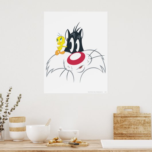 Tweety in Action Pose 12 Poster (Küche)