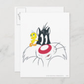 TWEETY™ In Aktion Pose 12 Postkarte (Vorne/Hinten)