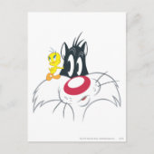 TWEETY™ In Aktion Pose 12 Postkarte (Vorderseite)
