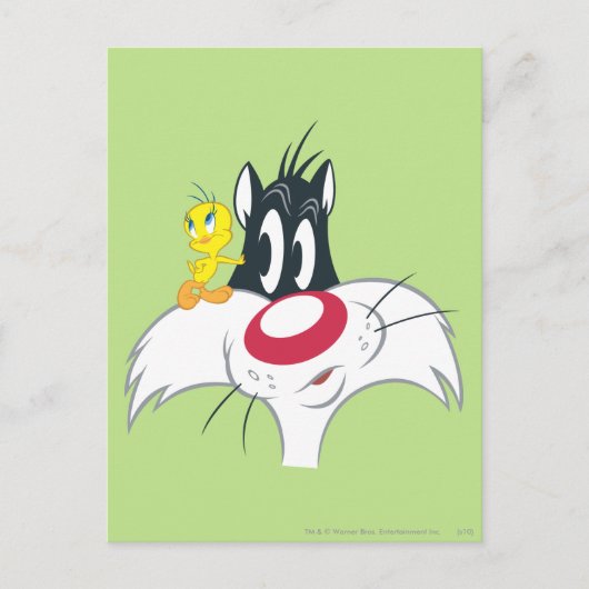 TWEETY™ In Aktion Pose 12 Postkarte (Vorderseite)
