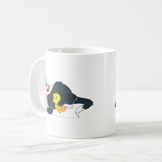 TWEETY™ In Aktion Pose 14 Kaffeetasse (Vorderseite Links)