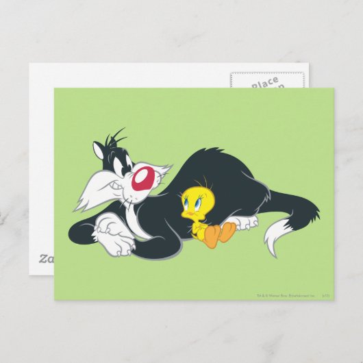 TWEETY™ In Aktion Pose 14 Postkarte (Vorne/Hinten)
