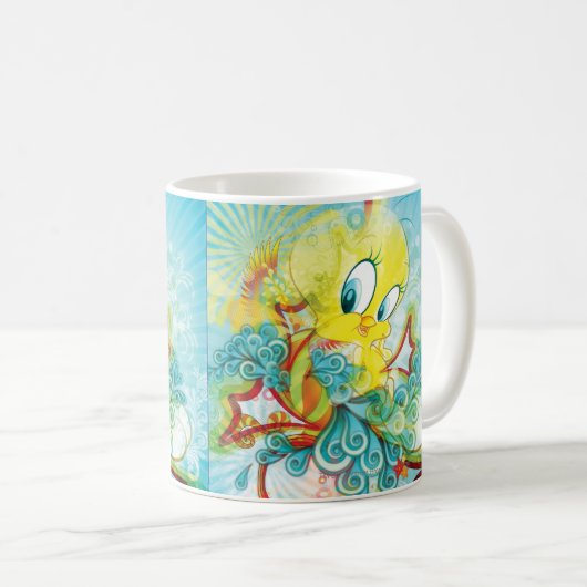 TWEETY™ in Blue Wave Kaffeetasse (VorderseiteRechts)
