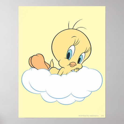 Tweety in Clouds Pose 3 Poster (Vorne)