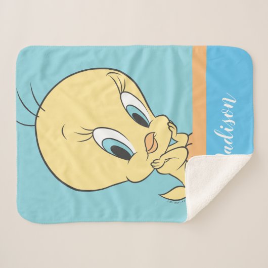 Tweety in Clouds Pose 9 Sherpadecke (Vorderseite (Horizontal))