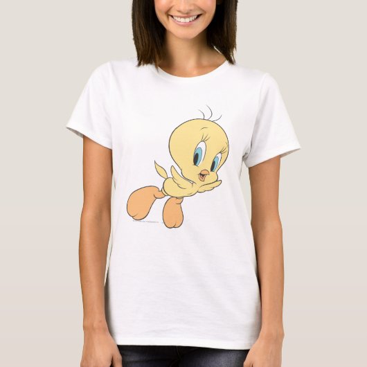 TWEETY™ in der Clouds-Pose 15 T-Shirt (Vorderseite)