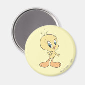 TWEETY™ in der Clouds-Pose 21 Magnet (Vorderseite/Rückseite)