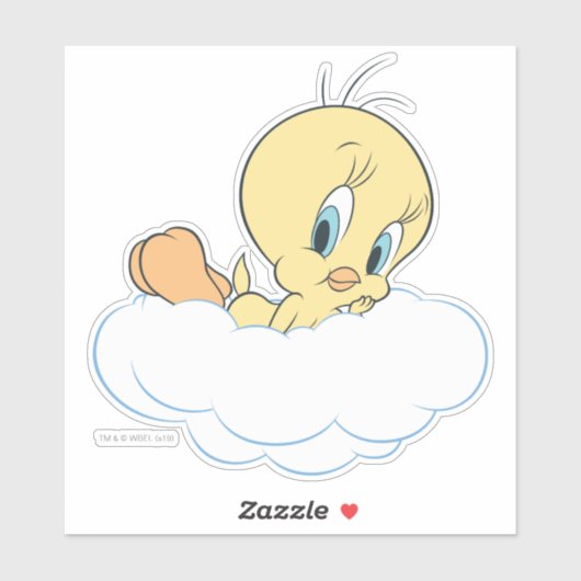 TWEETY™ in der Wolkendecke Pose Aufkleber (Blatt)