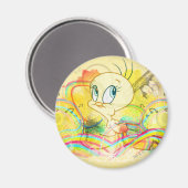 TWEETY™ in Rainbows Magnet (Vorderseite/Rückseite)