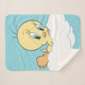 Tweety In The Clouds Pose 3 Sherpadecke (Vorderseite (Horizontal))