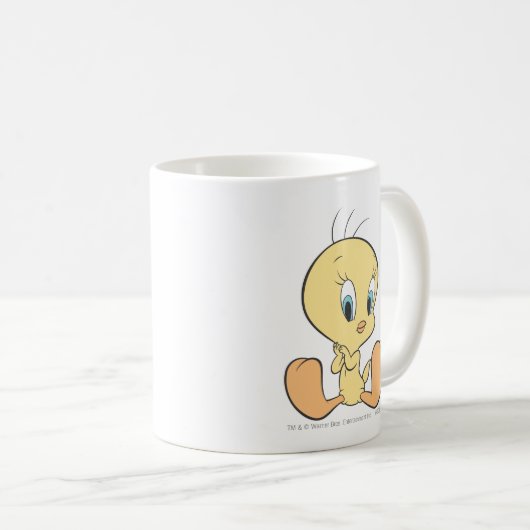TWEETY™ in Wolken Pose 7 Kaffeetasse (VorderseiteRechts)