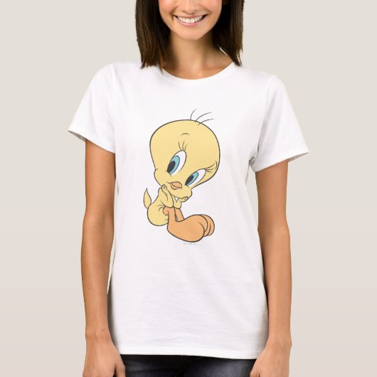 TWEETY™ in Wolken Pose 9 T-Shirt (Vorderseite)