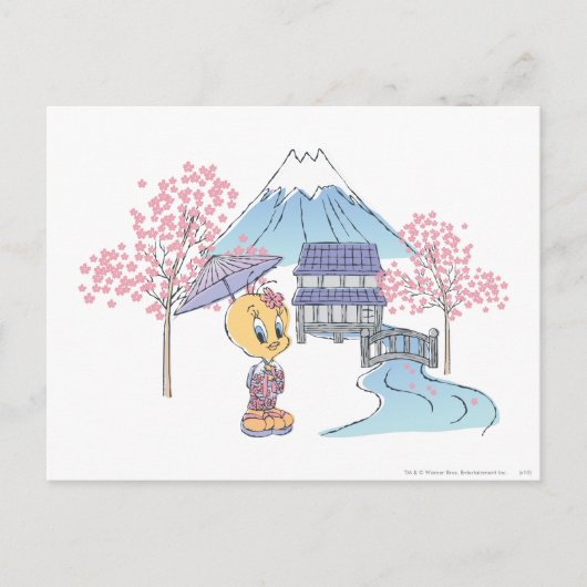 TWEETY™ Japan Postkarte (Vorderseite)