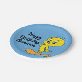 TWEETY™ | kluger Vogel Pappteller (Schrägansicht)