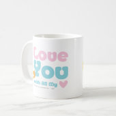 TWEETY™ "Liebe Sie mit allem Herzen" Kaffeetasse (Vorderseite Links)