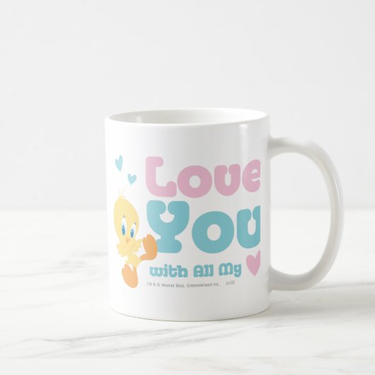 TWEETY™ "Liebe Sie mit allem Herzen" Kaffeetasse (Rechts)