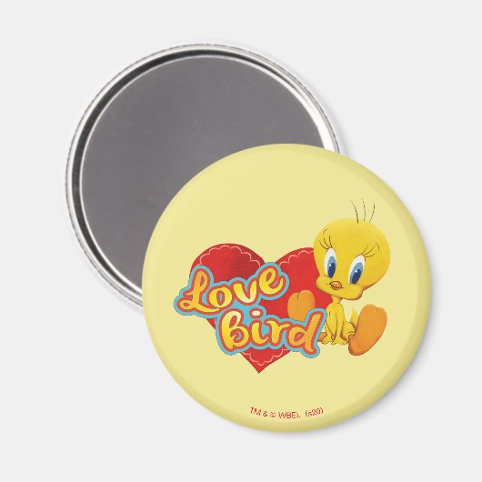 TWEETY™ - Love Bird Magnet (Vorderseite/Rückseite)