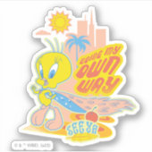 TWEETY™ - Meine eigene Richtung Aufkleber (Vorderseite)