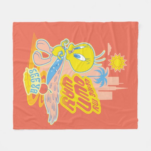 TWEETY™ - Meine eigene Richtung Fleecedecke (Vorderseite (Horizontal))