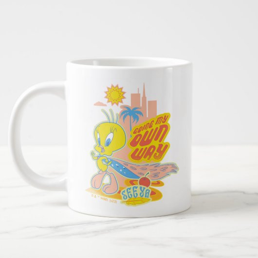 TWEETY™ - Meine eigene Richtung Jumbo-Tasse (Links)