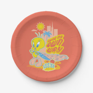 TWEETY™ - Meine eigene Richtung Pappteller