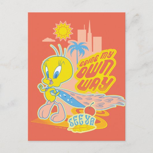 TWEETY™ - Meine eigene Richtung Postkarte (Vorderseite)