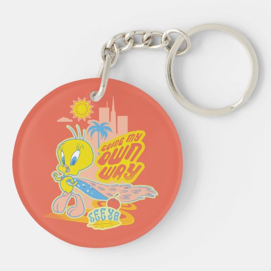 TWEETY™ - Meine eigene Richtung Schlüsselanhänger (Rückseite)