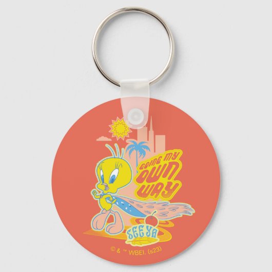 TWEETY™ - Meine eigene Richtung Schlüsselanhänger (Vorderseite)