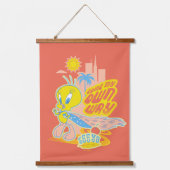 TWEETY™ - Meine eigene Richtung Wandteppich Mit Holzrahmen (Vorderseite)