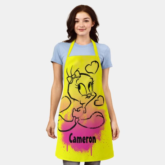TWEETY™ mit Herz Schürze (Getragen)