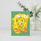 TWEETY™ mit Namen Postkarte (Stehend Vorderseite)